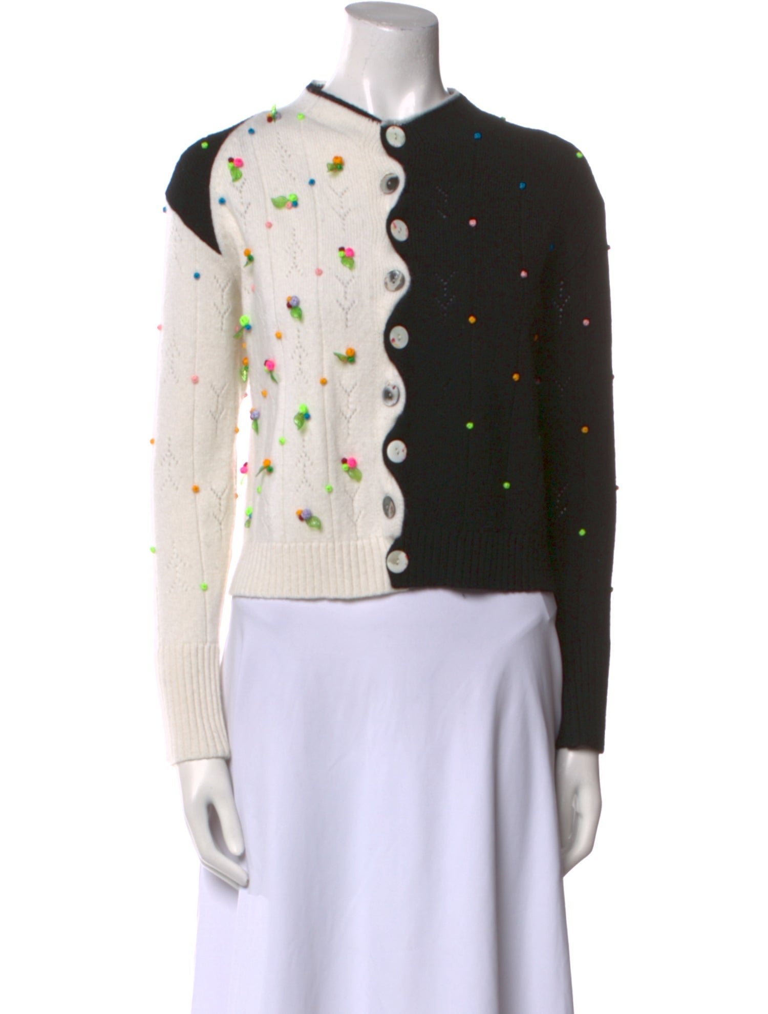 YanYan Lambswool Printed Sweater