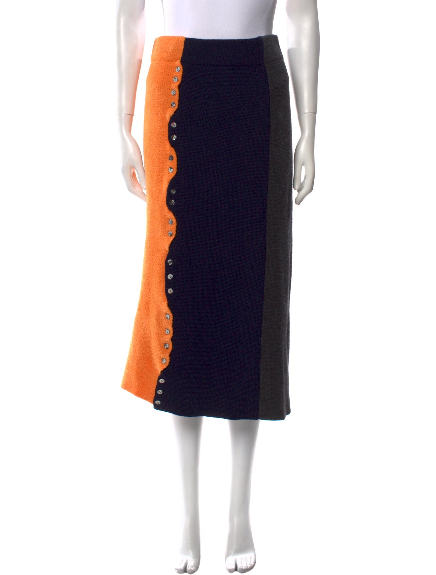 YanYan Wool Midi Length Skirt