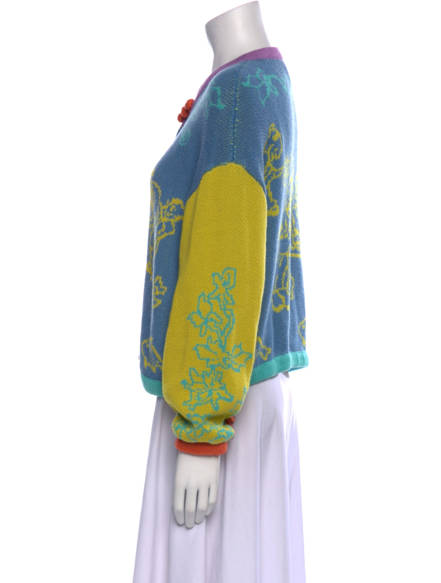 YanYan Wool Printed Sweater