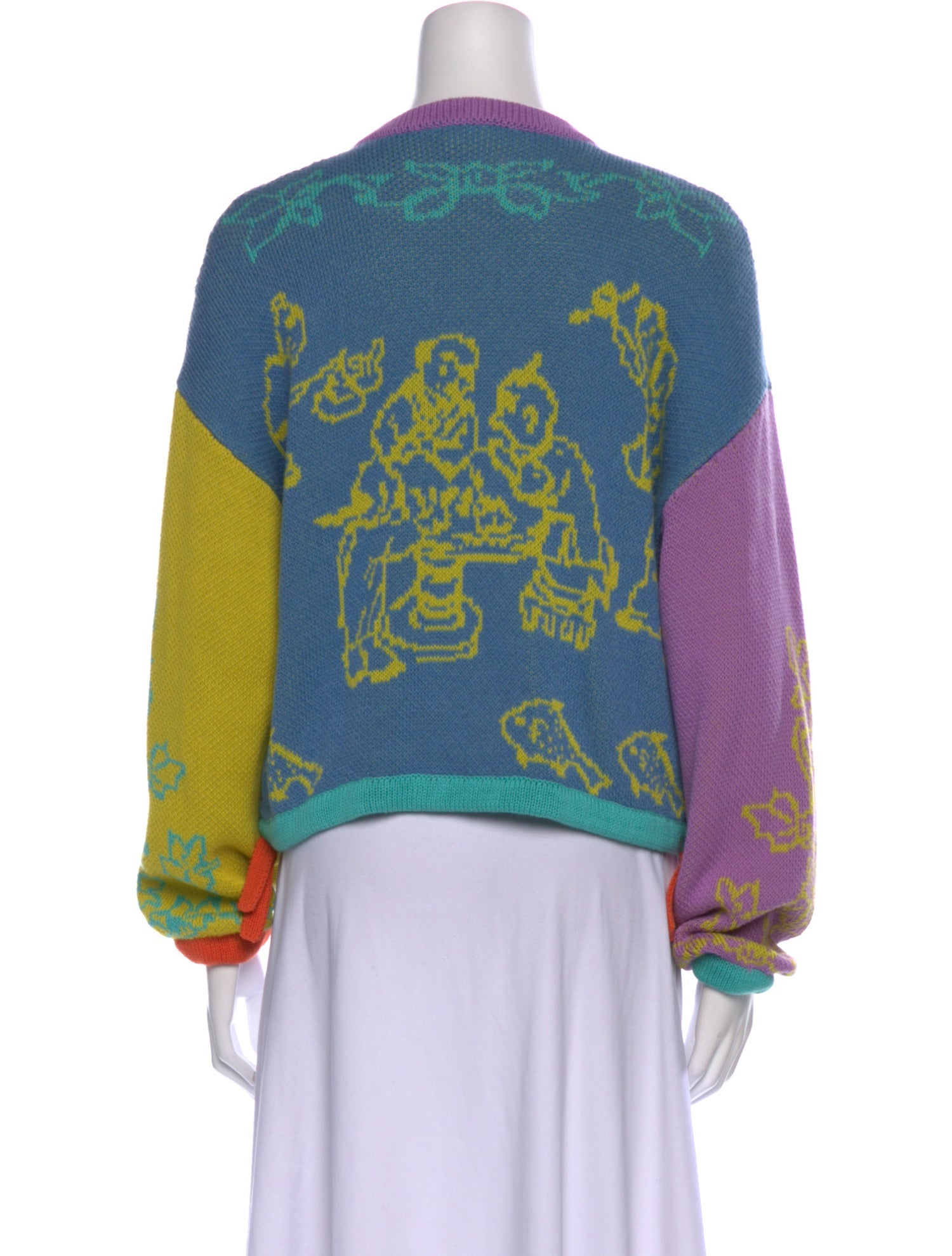 YanYan Wool Printed Sweater