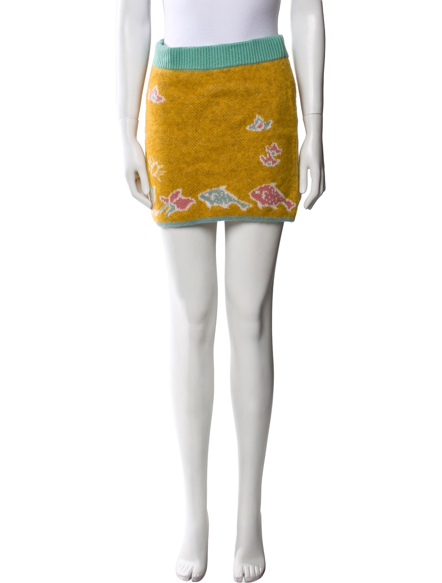 YanYan Floral Print Mini Skirt