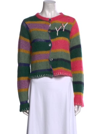 YanYan Striped Crew Neck Sweater