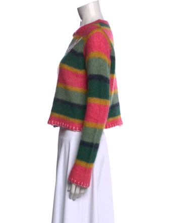 YanYan Striped Crew Neck Sweater