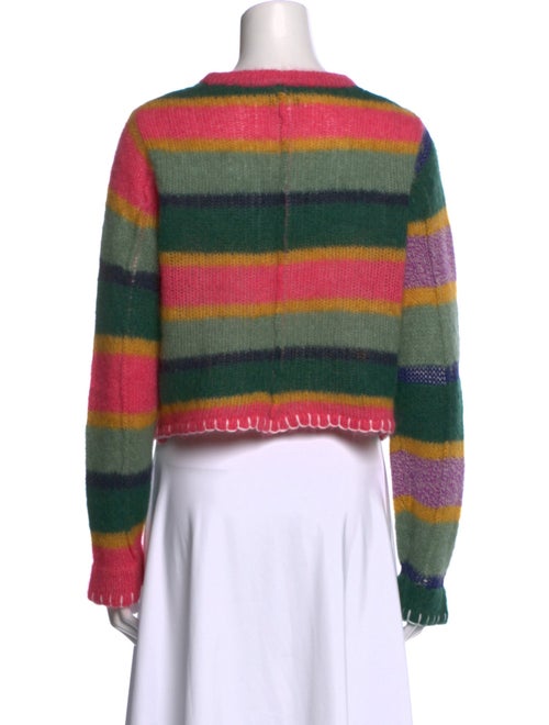 YanYan Striped Crew Neck Sweater