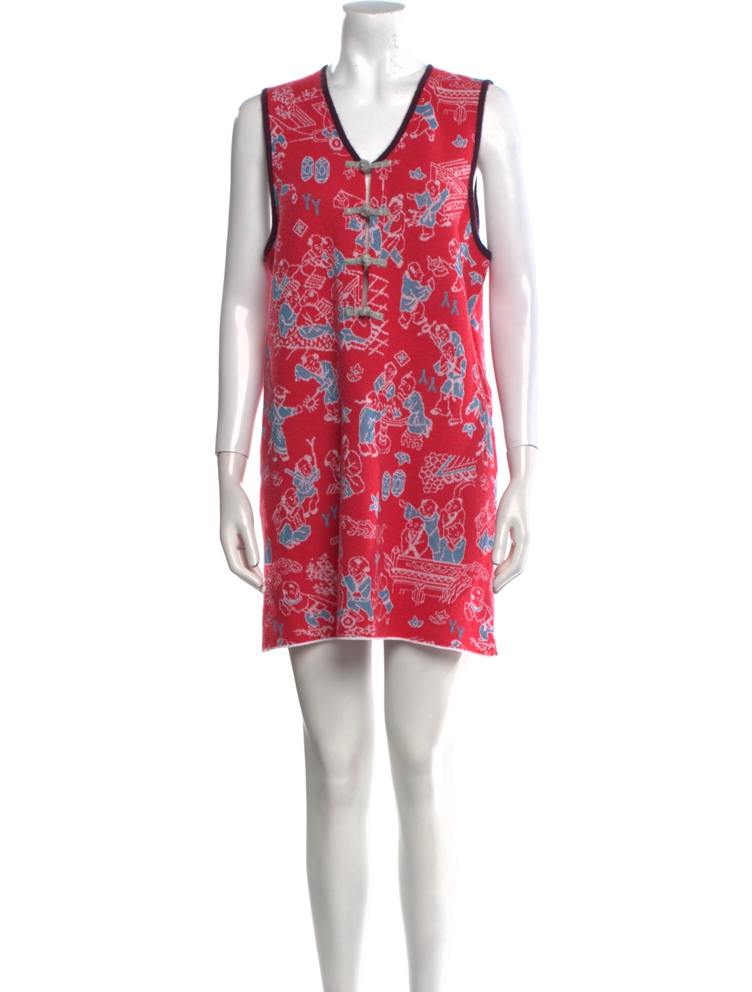 YanYan Printed Mini Dress