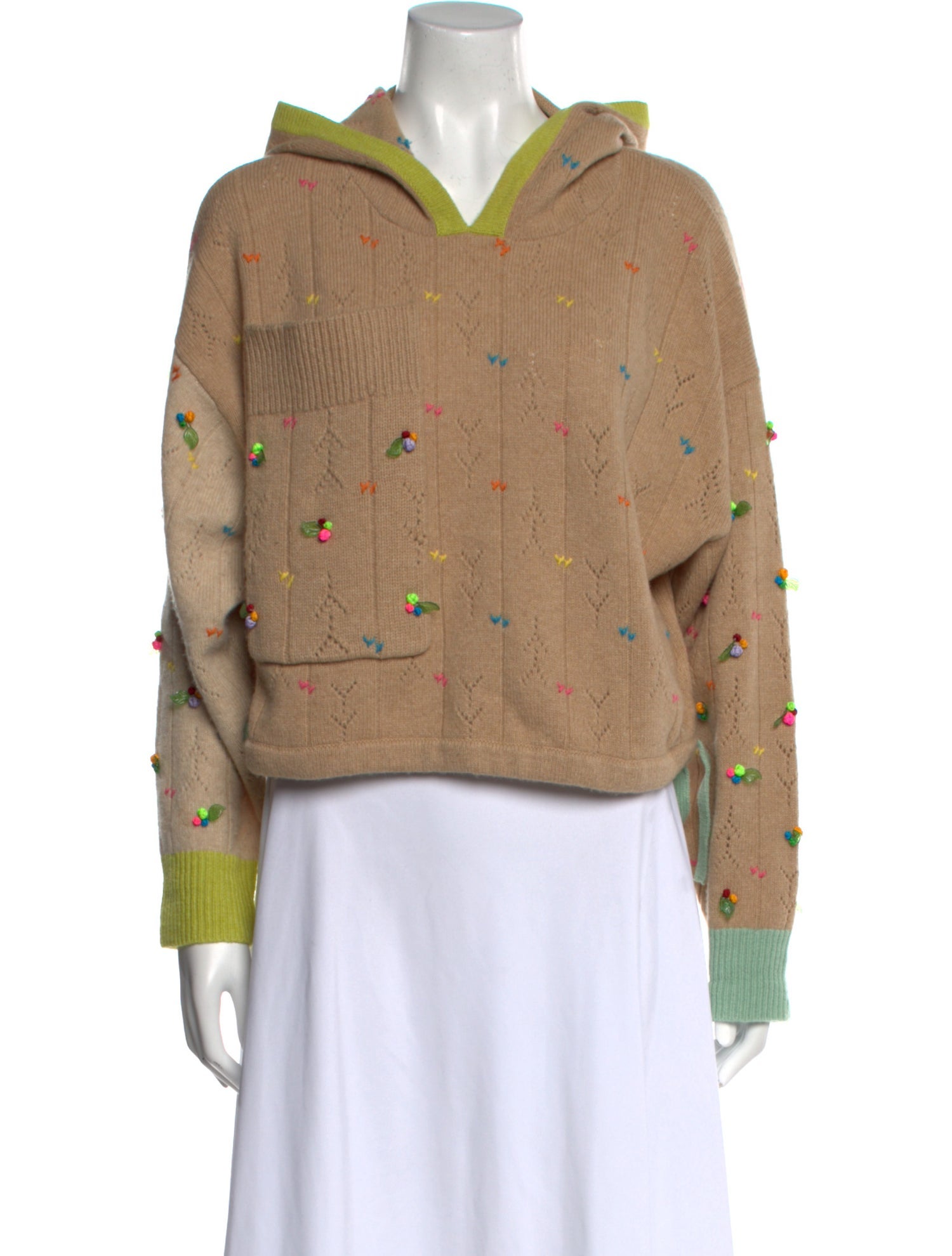 YanYan Lambswool Printed Sweater