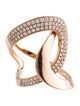 Dada Arrigoni 18K Diamond Interlocking Ring