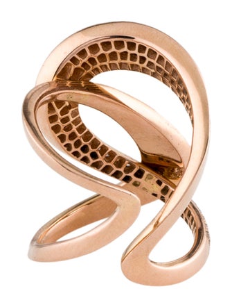 Dada Arrigoni 18K Diamond Interlocking Ring
