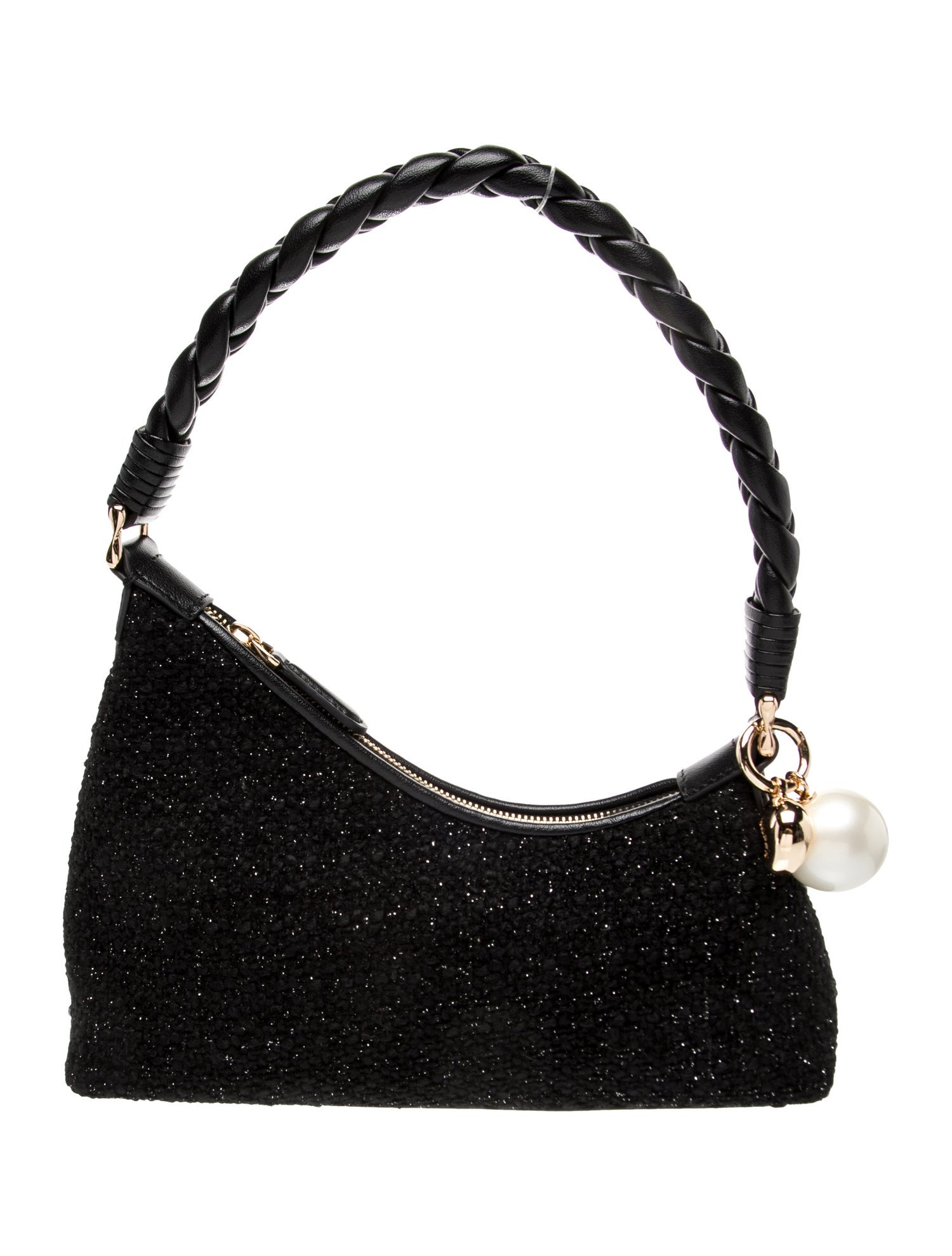Aupen Tweed Shoulder Bag