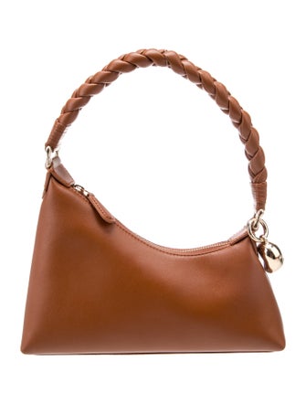 Aupen Leather Top Handle Bag