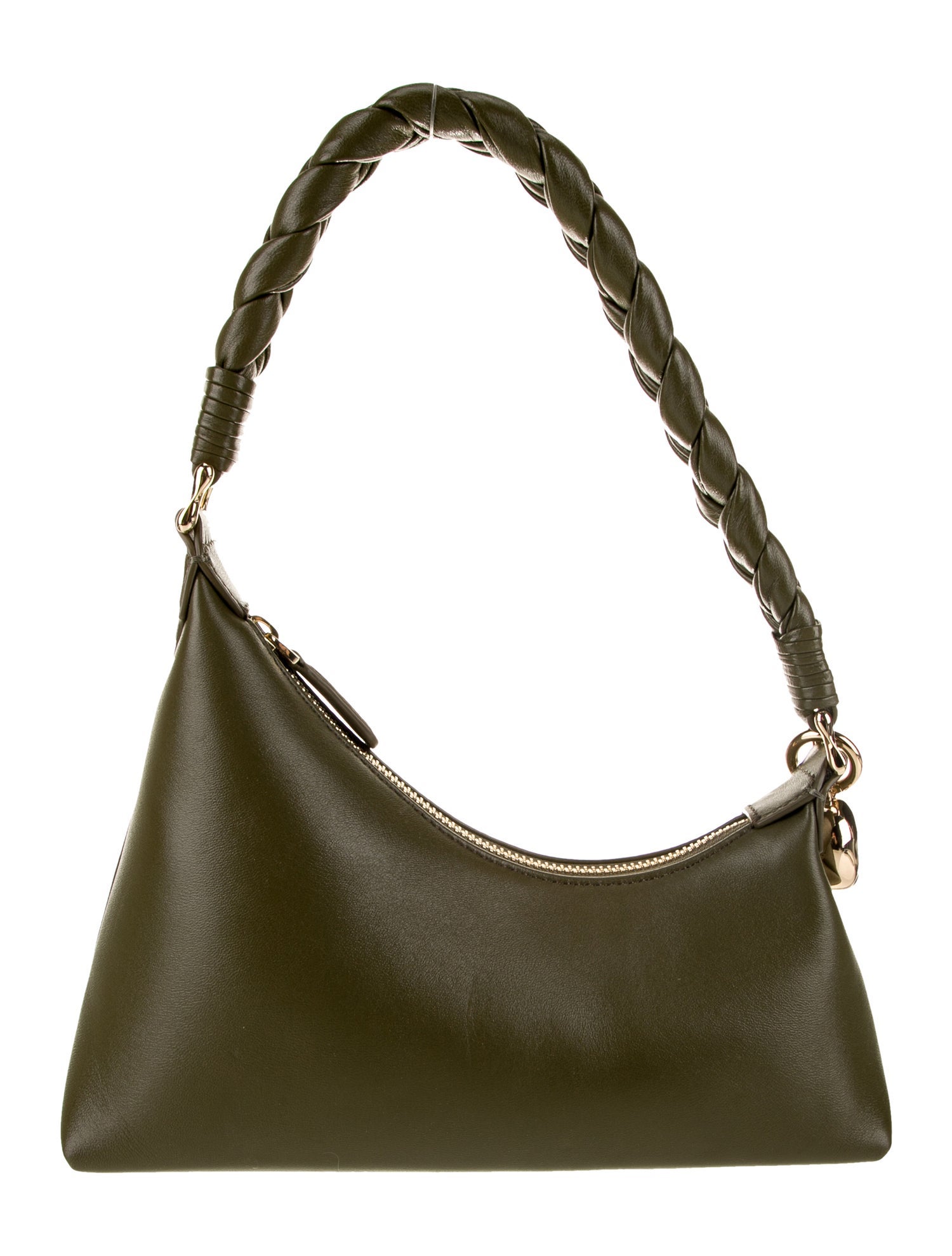Aupen Leather Top Handle Bag