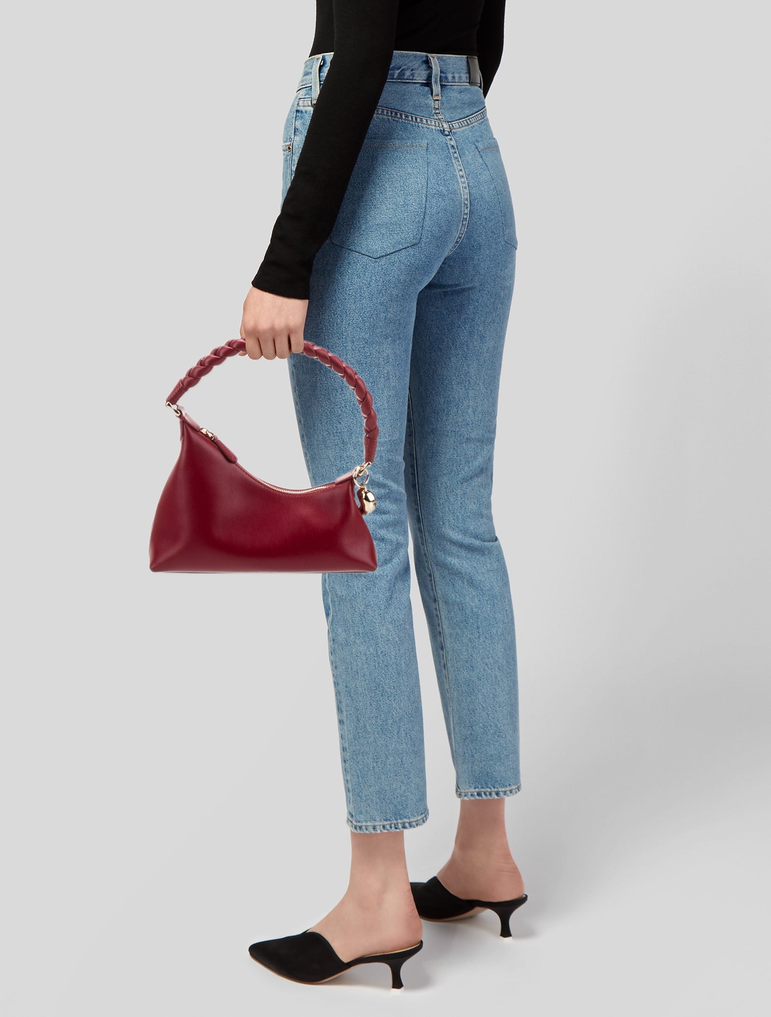 Aupen Leather Shoulder Bag w/ Tags