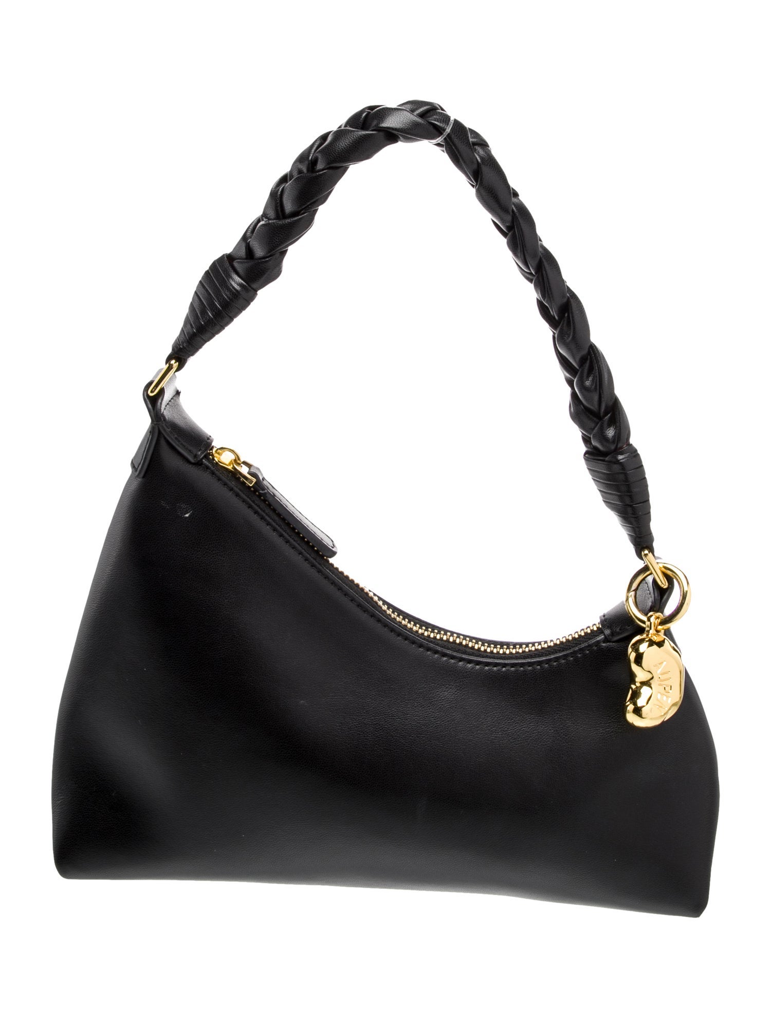 Aupen Leather Top Handle Bag
