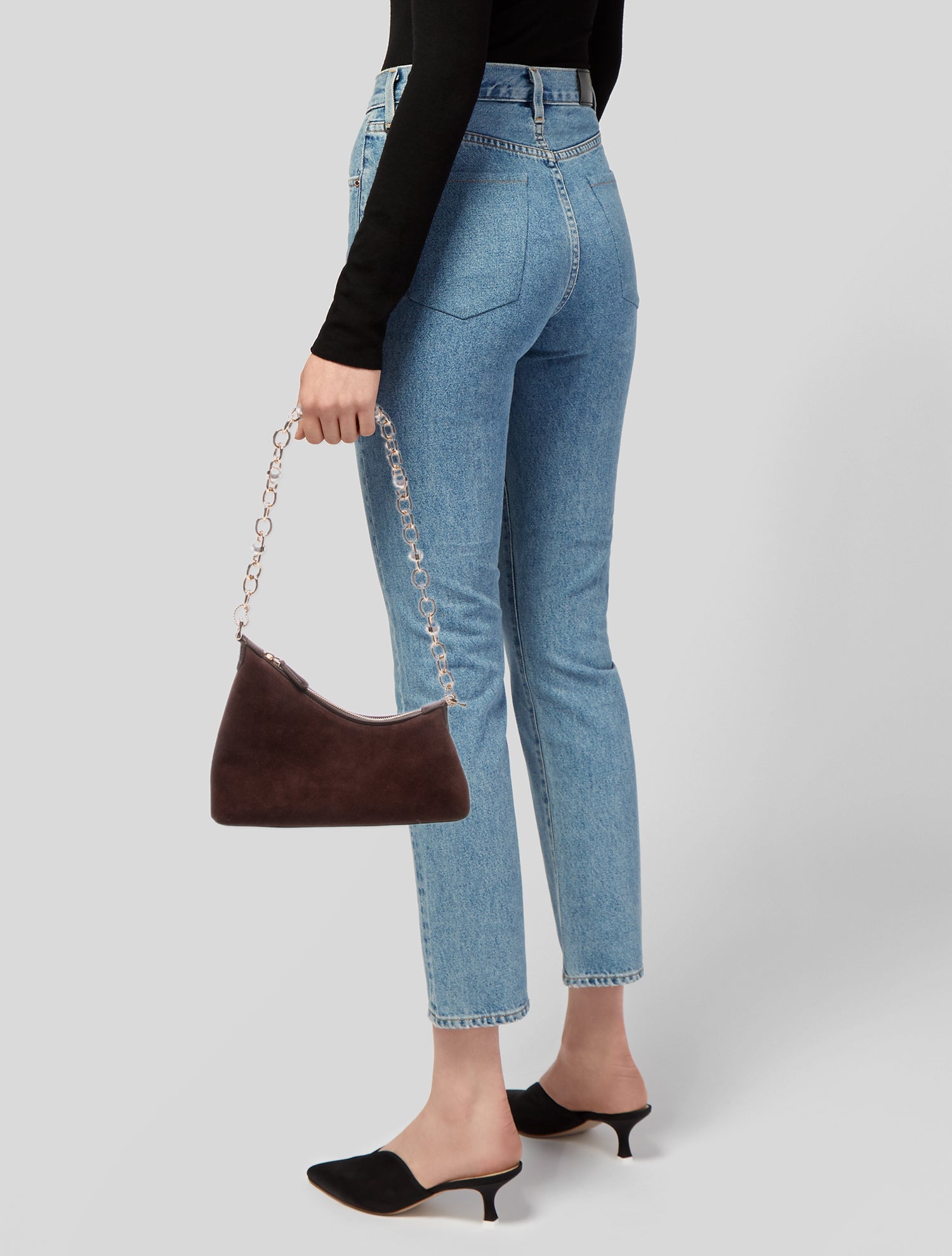 Aupen Suede Shoulder Bag