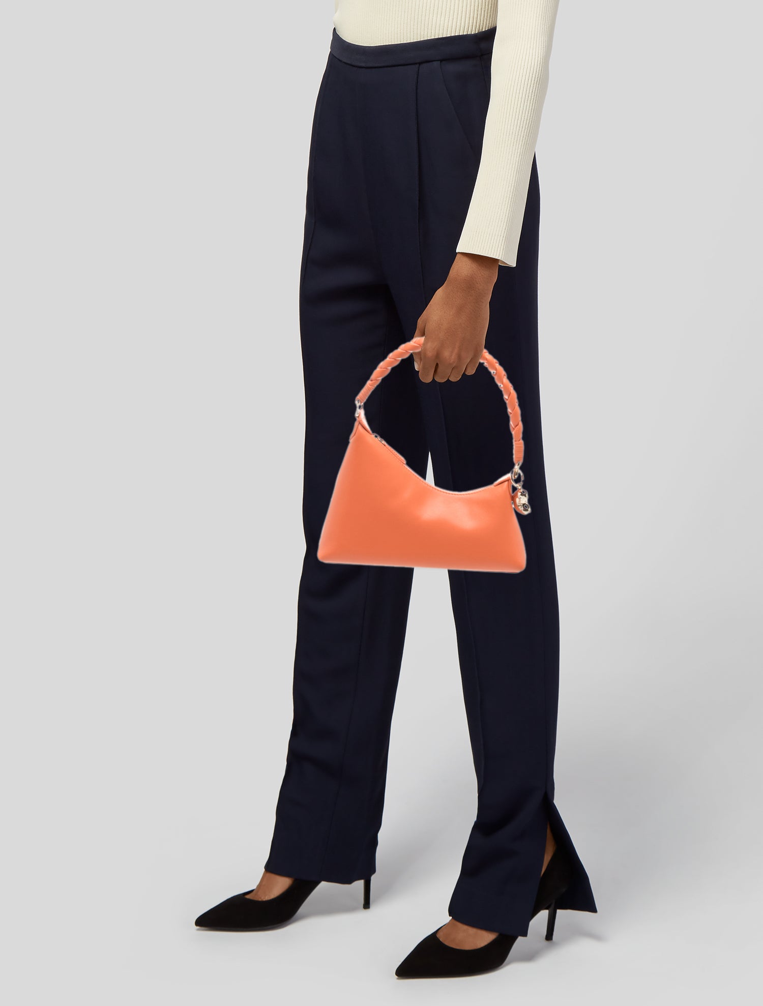 Aupen Leather Shoulder Bag w/ Tags