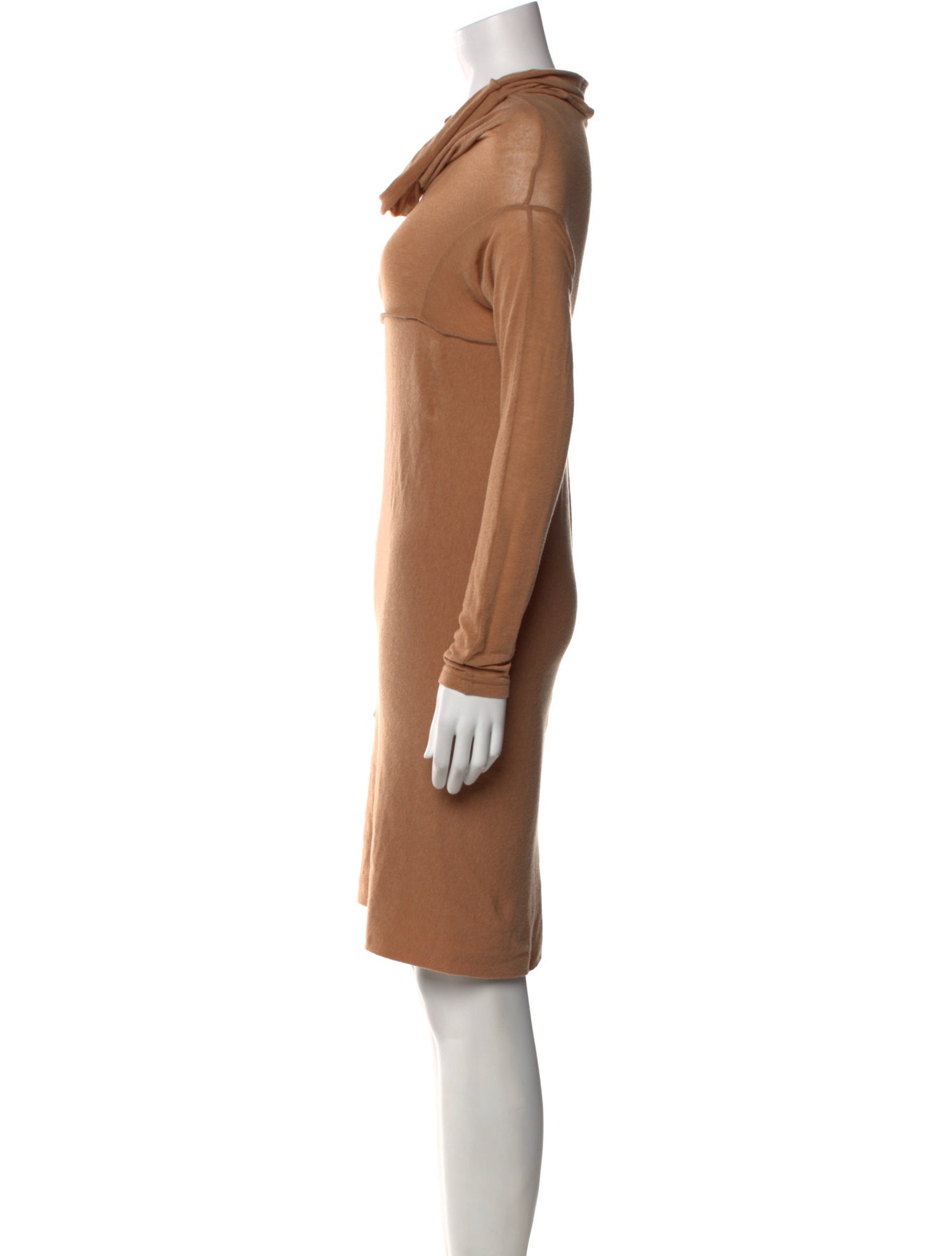 Source Unknown Cowl Neck Mini Dress