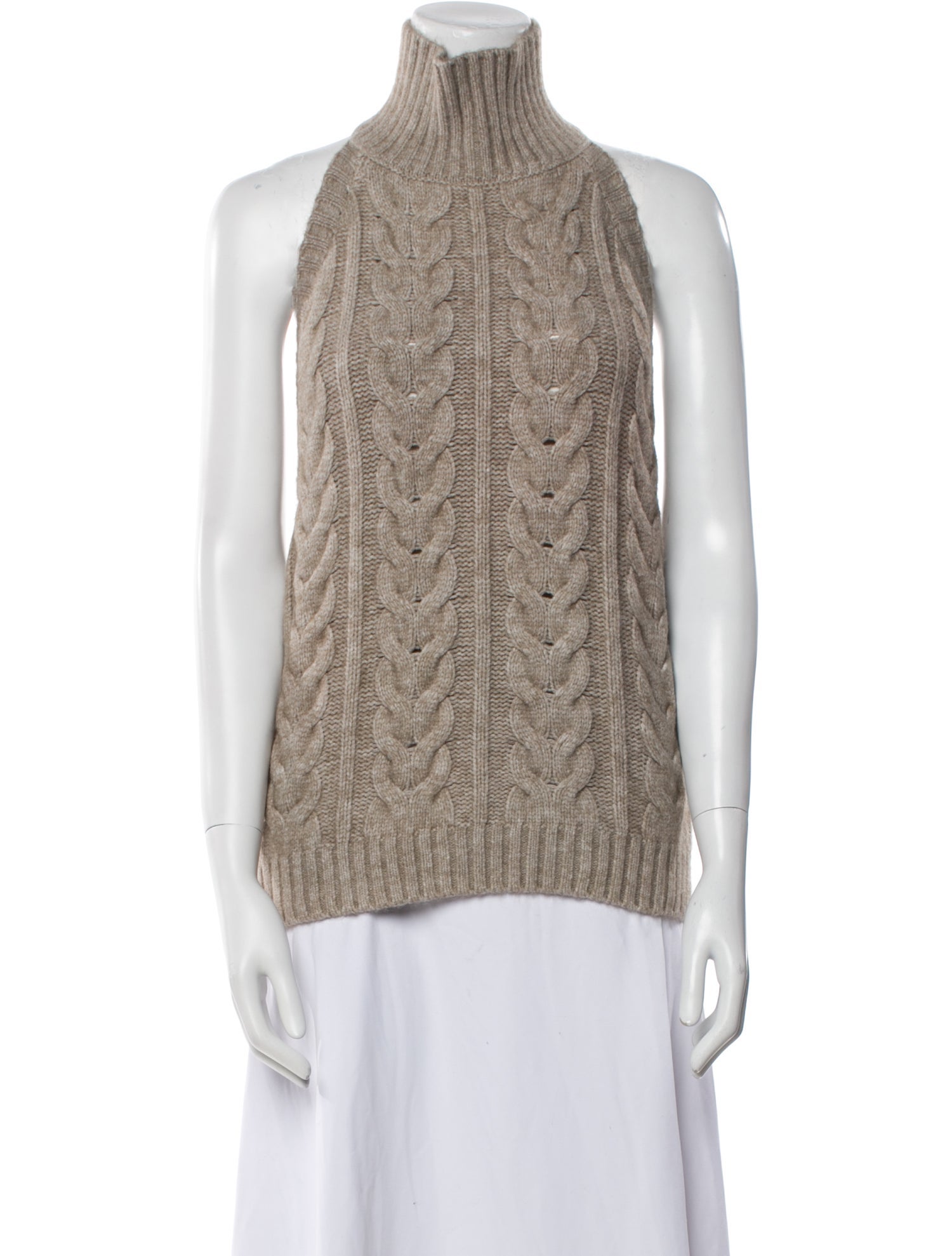 Source Unknown Turtleneck Sleeveless Top