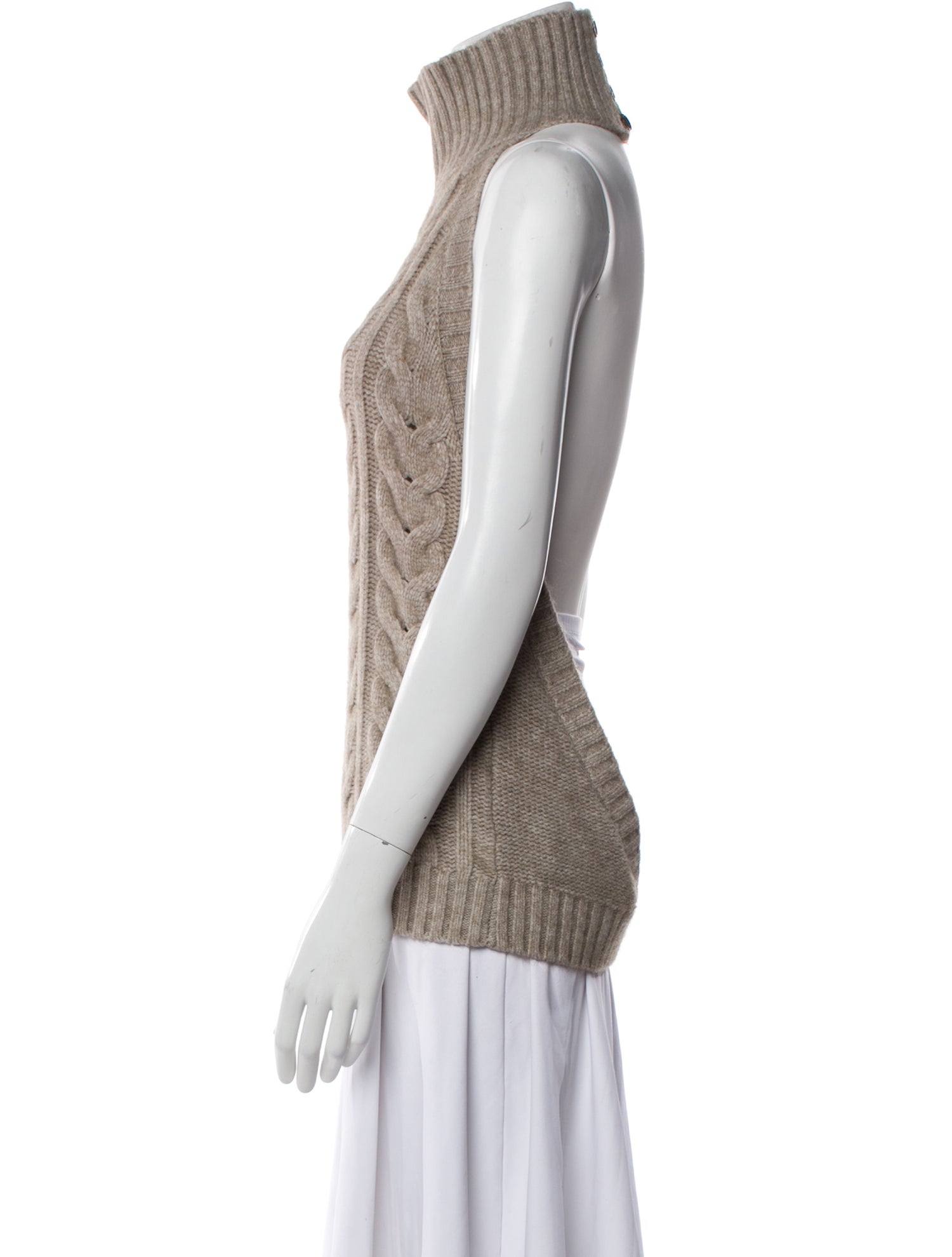 Source Unknown Turtleneck Sleeveless Top