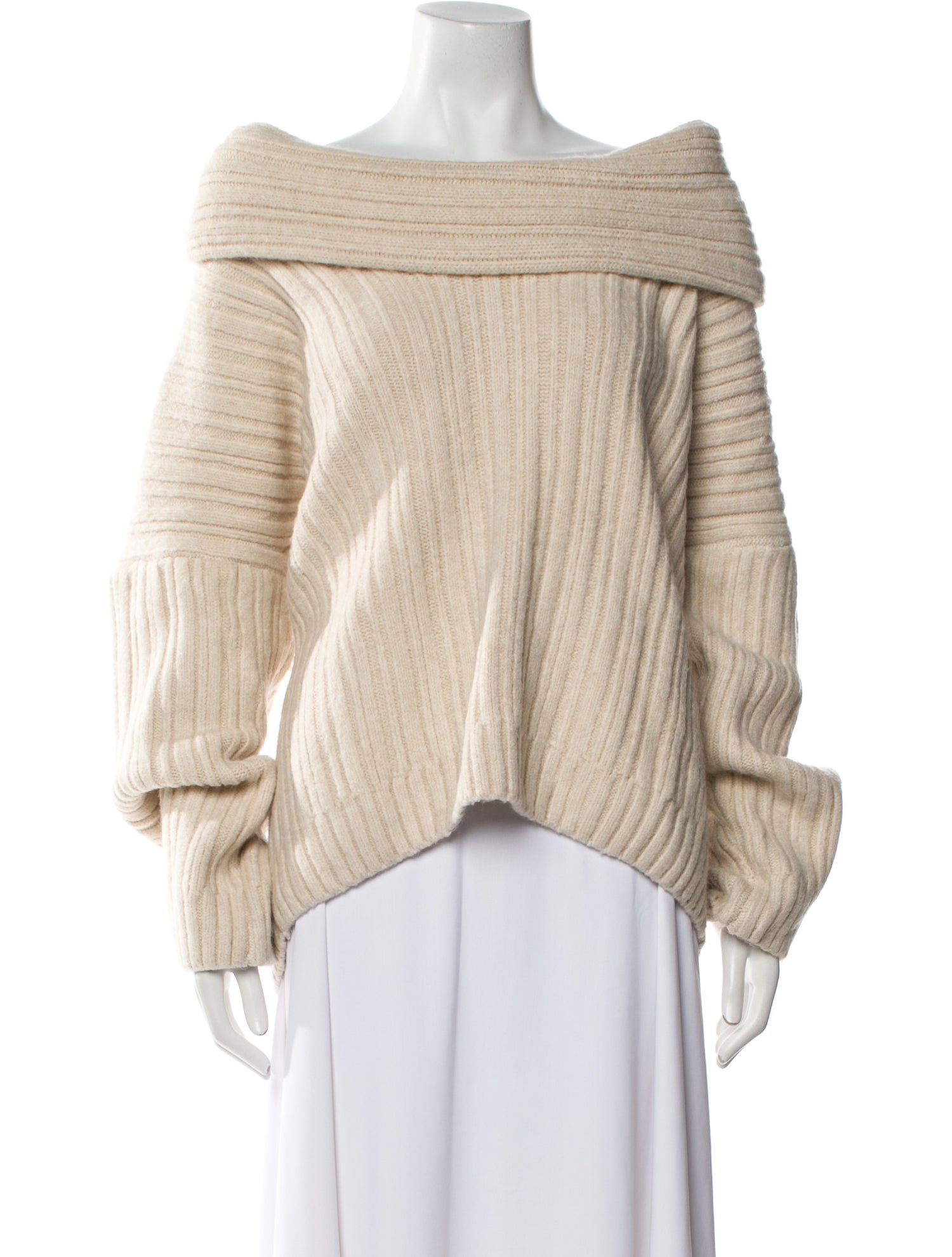 Source Unknown Off-The-Shoulder Sweater