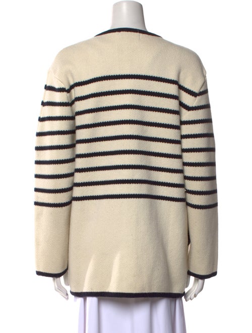 Source Unknown Striped Scoop Neck Sweater