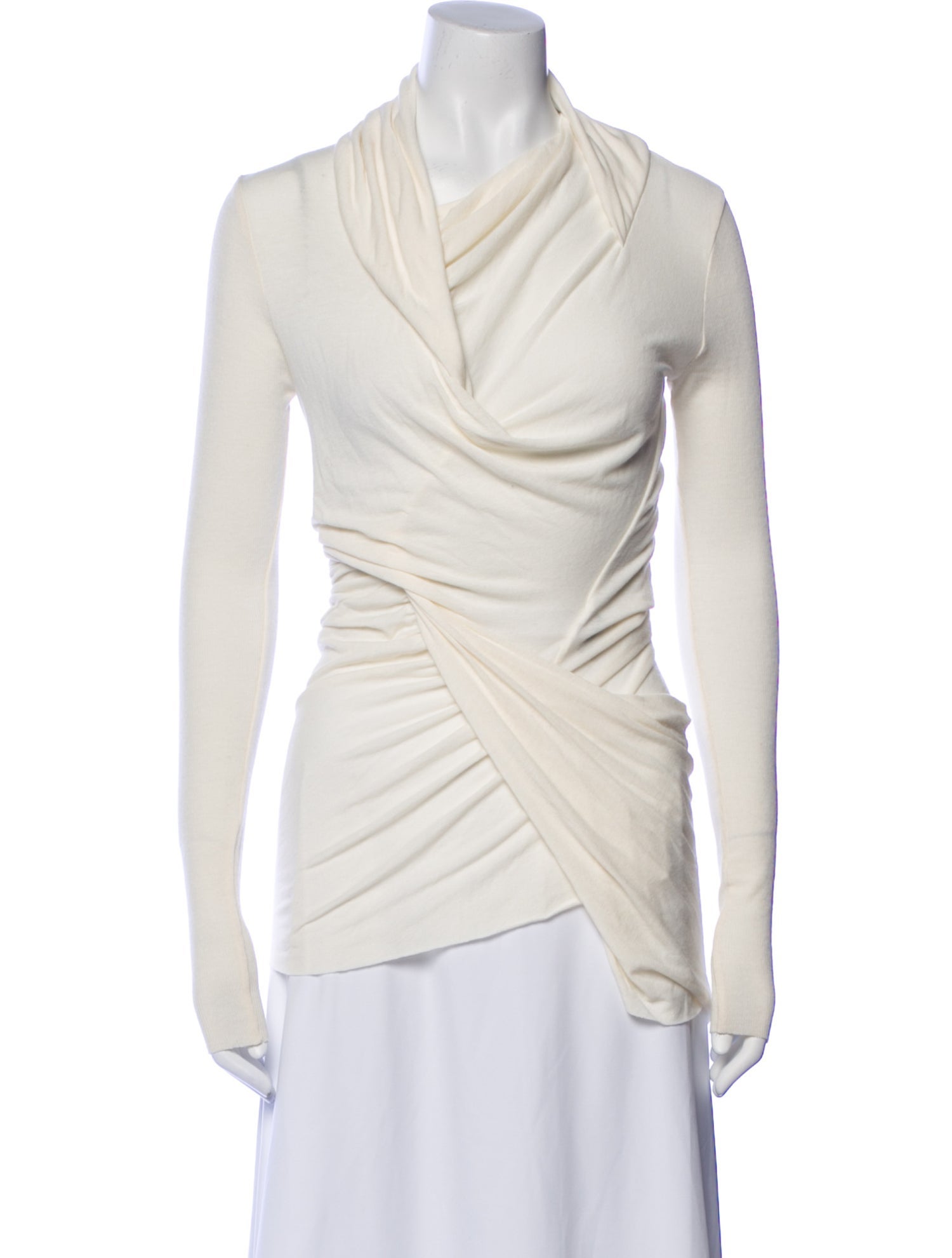 Source Unknown Cowl Neck Knee-Length Dress