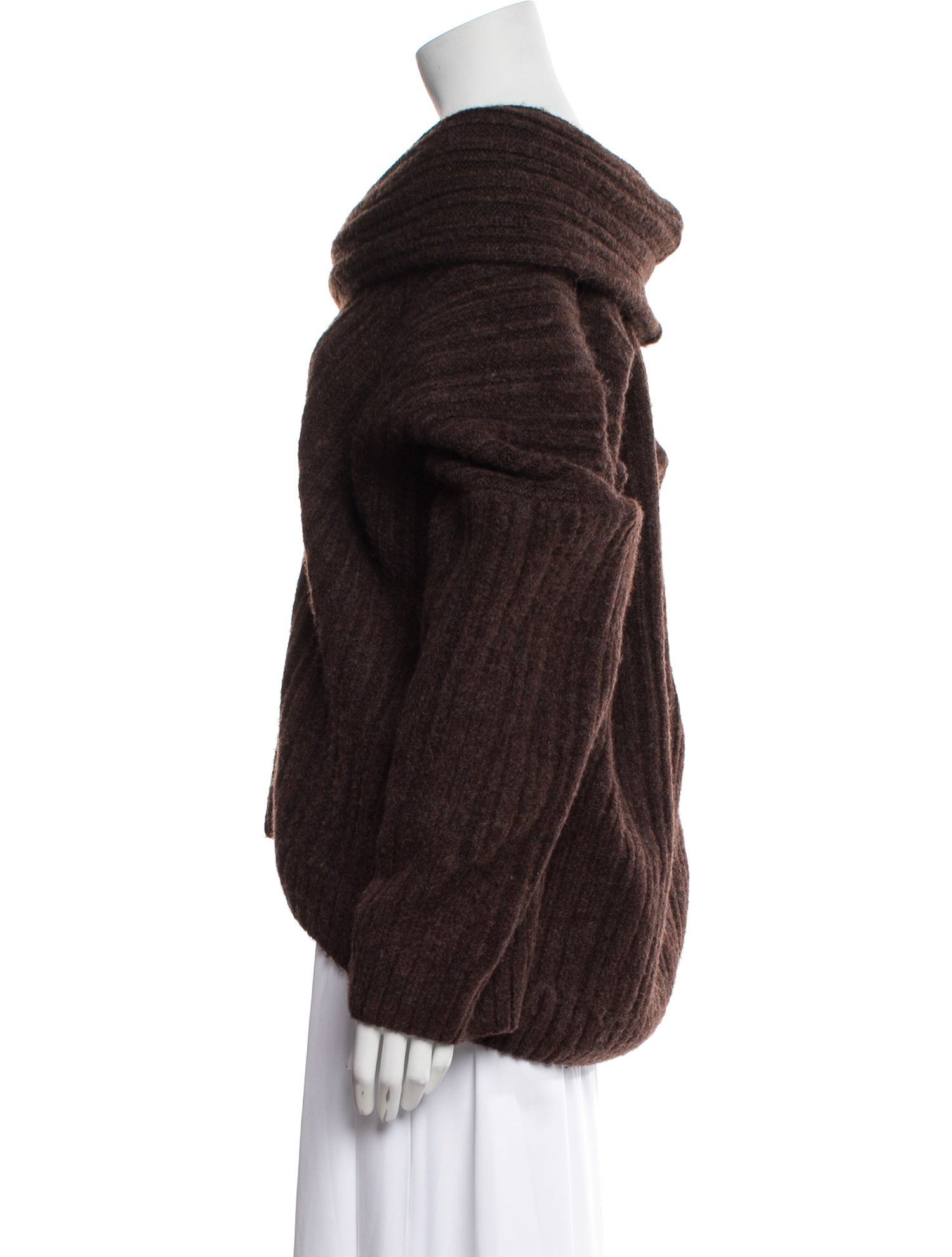 Source Unknown Alpaca Cowl Neck Sweater
