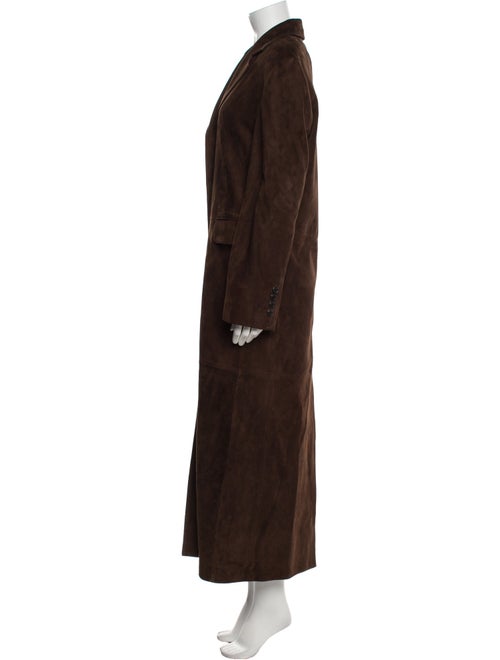 Source Unknown Suede Trench Coat