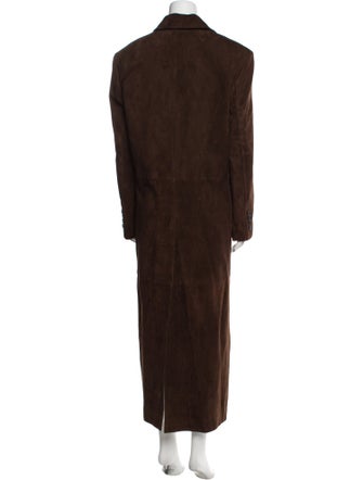 Source Unknown Suede Trench Coat