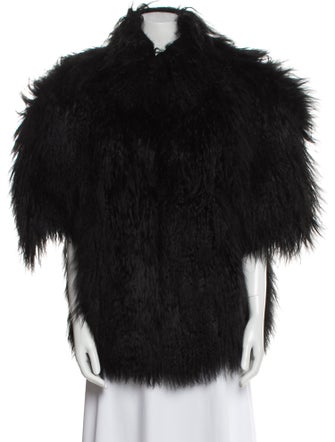 Source Unknown Lambskin Fur Jacket