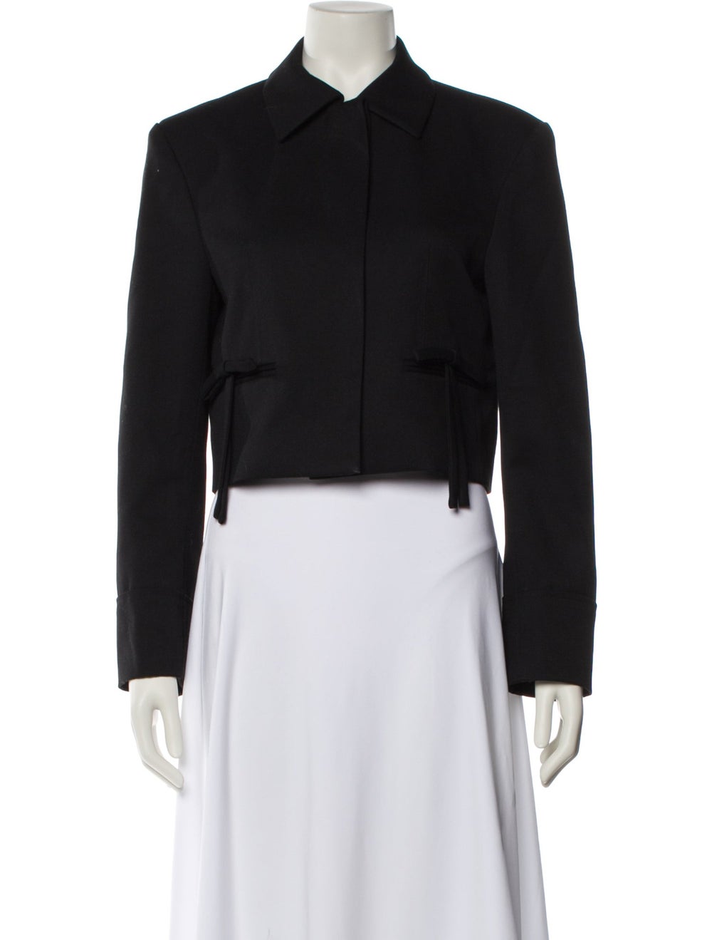 Source Unknown Evening Jacket Black Bow Accents &… - image 1