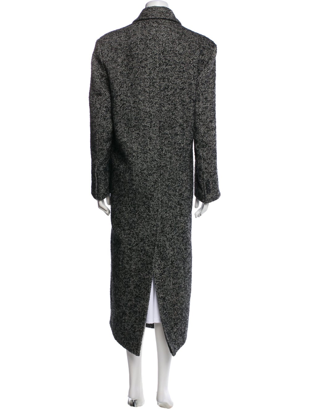 Source Unknown Wool Tweed Pattern Coat - image 3