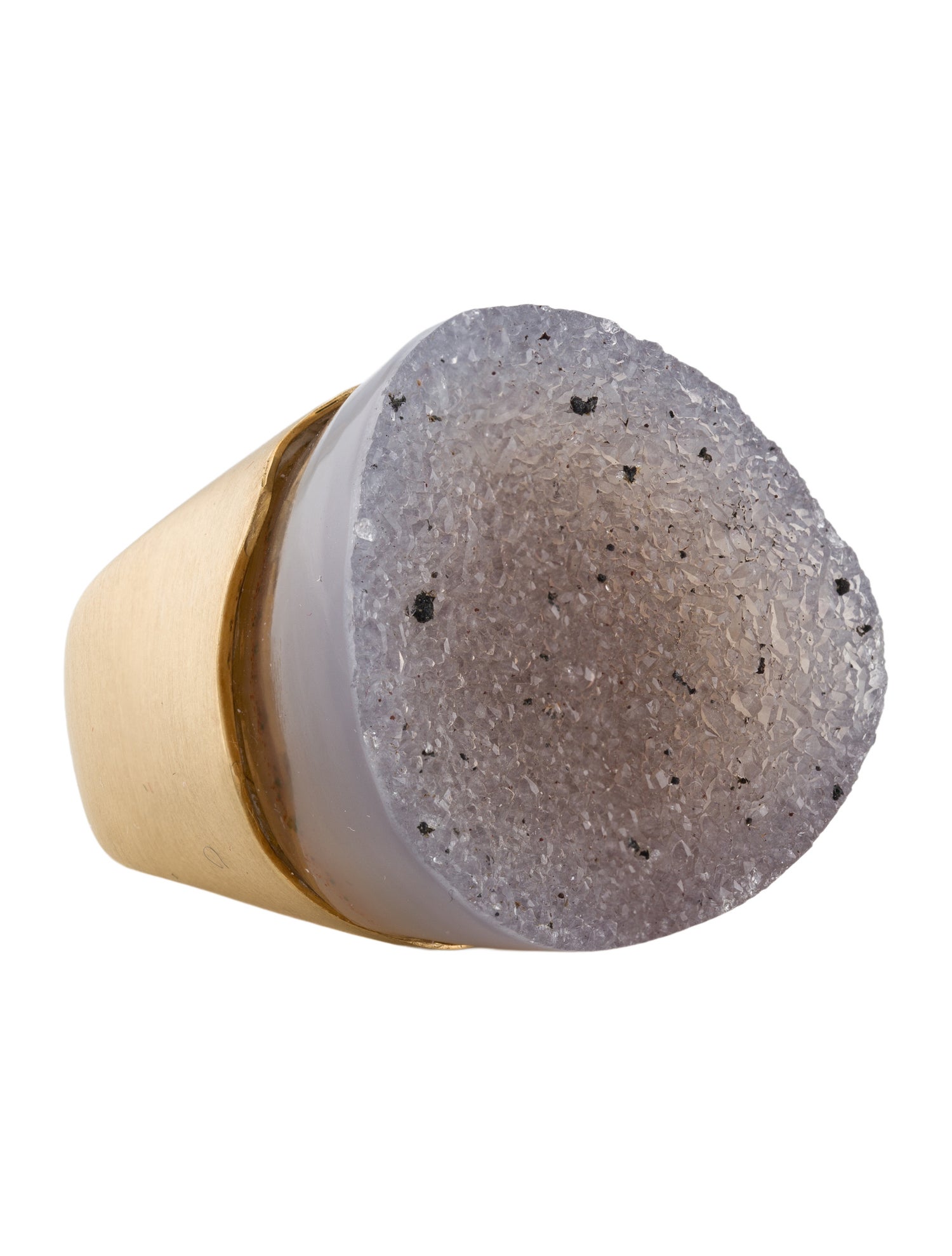 Diane von Furstenberg by H. Stern 18K Druzy Cocktail Ring