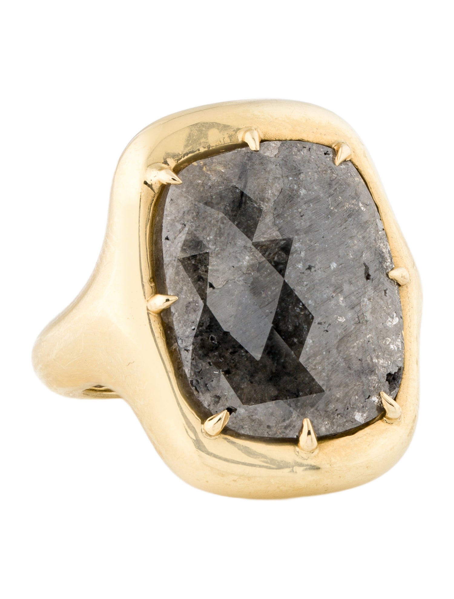 Donald Huber 18K Diamond Cocktail Ring