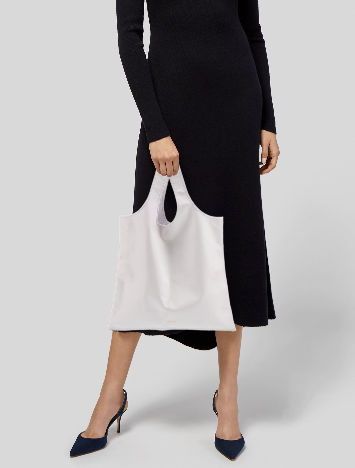 D'heygere Leather Top Handle Bag