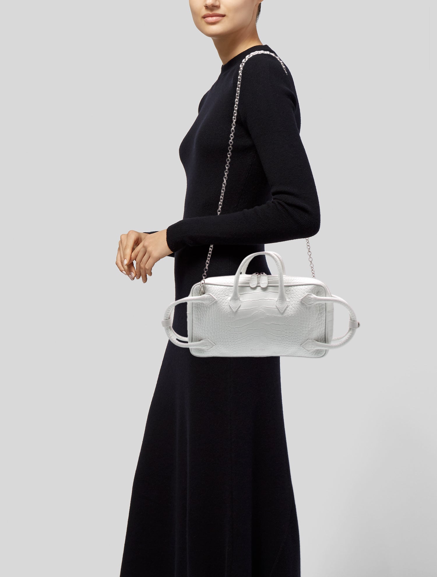 D'heygere Leather Weekender Bag