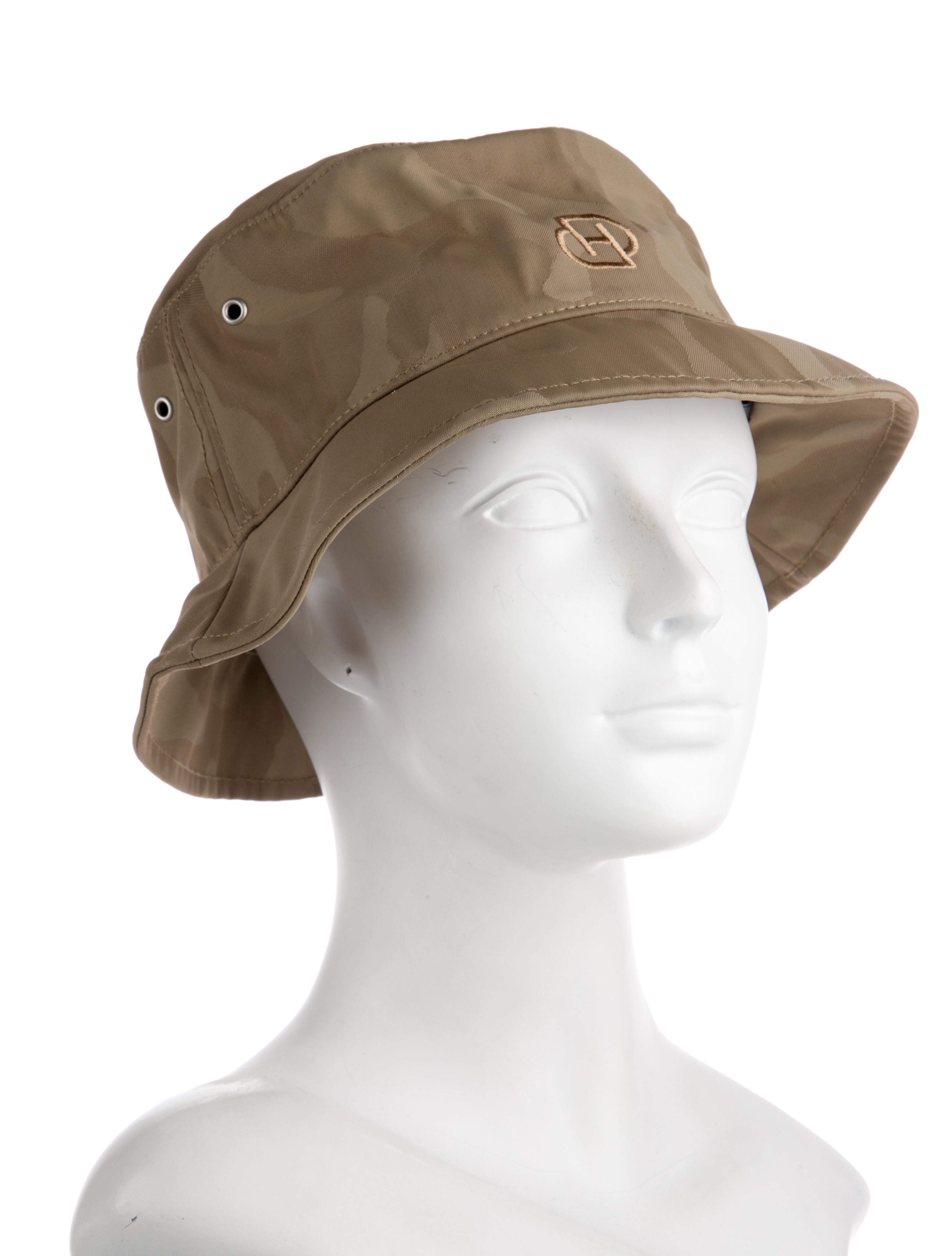 D'heygere Camouflage Nylon Bucket Hat