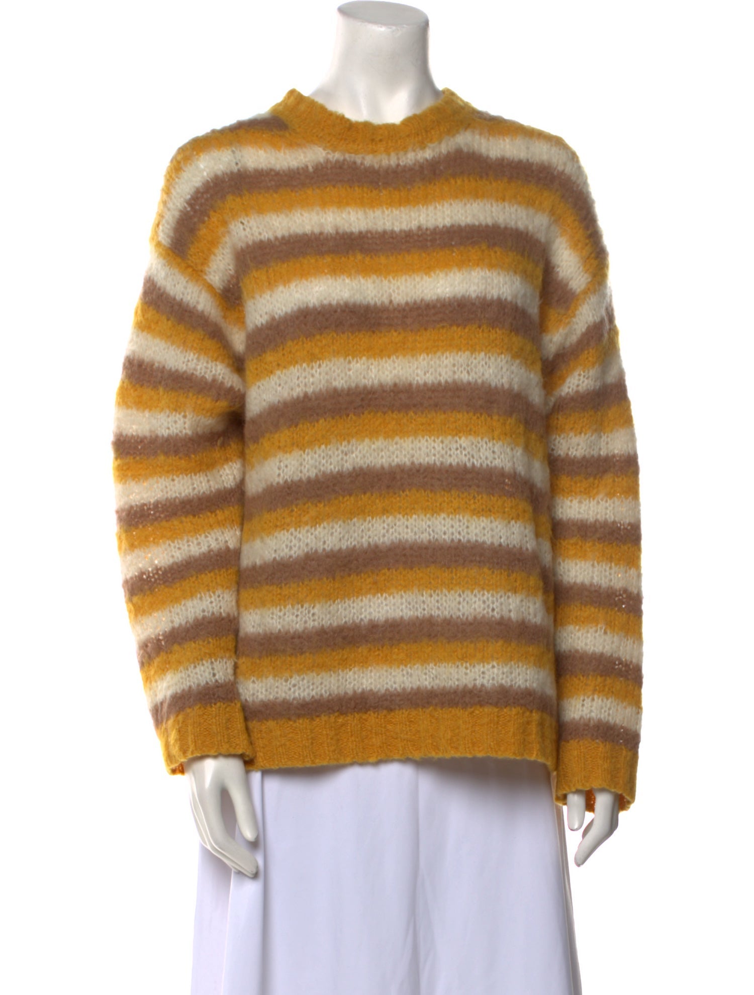 Nue Notes Striped Crew Neck Sweater
