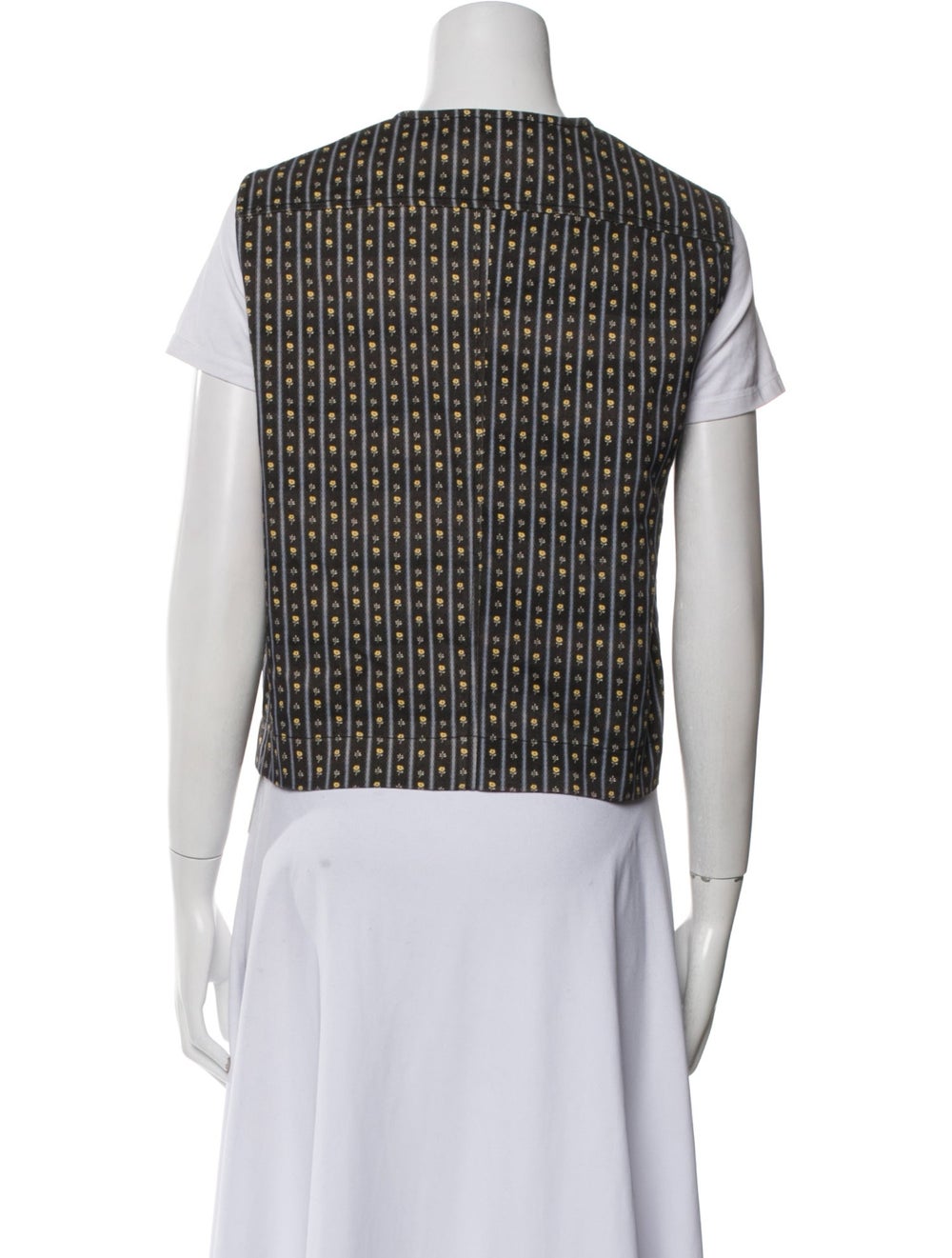 Nue Notes Vest Printed Collarless - image 3