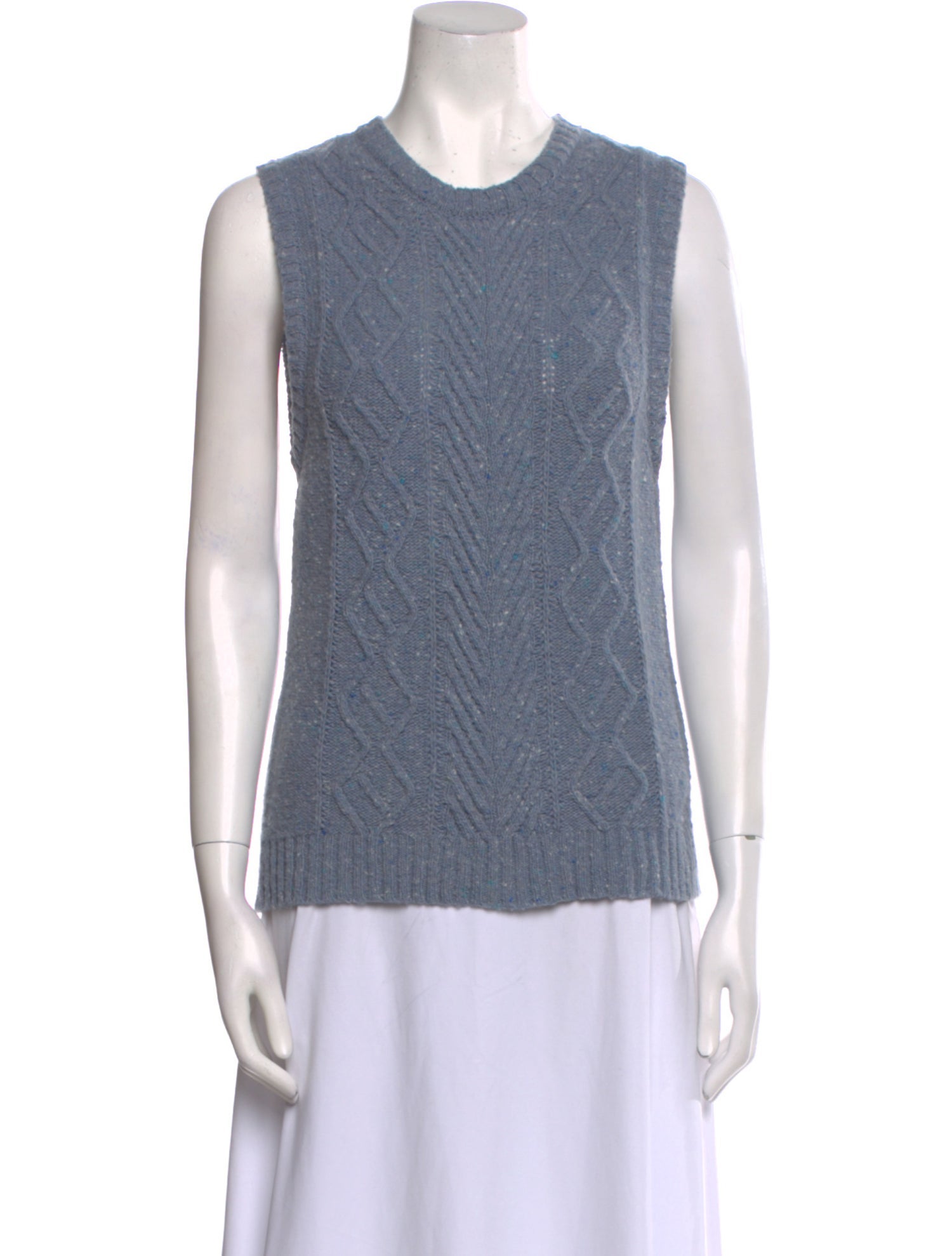 Nue Notes Crew Neck Sleeveless Top