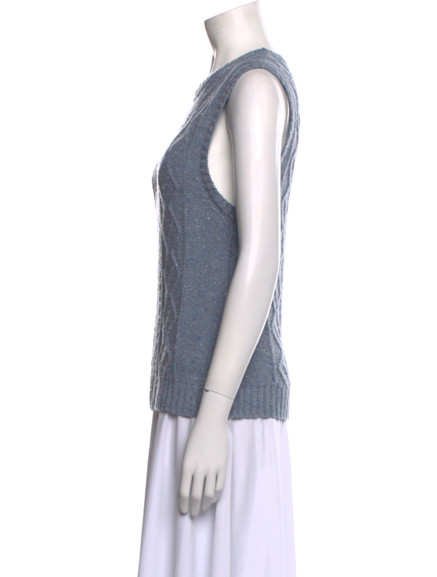 Nue Notes Crew Neck Sleeveless Top