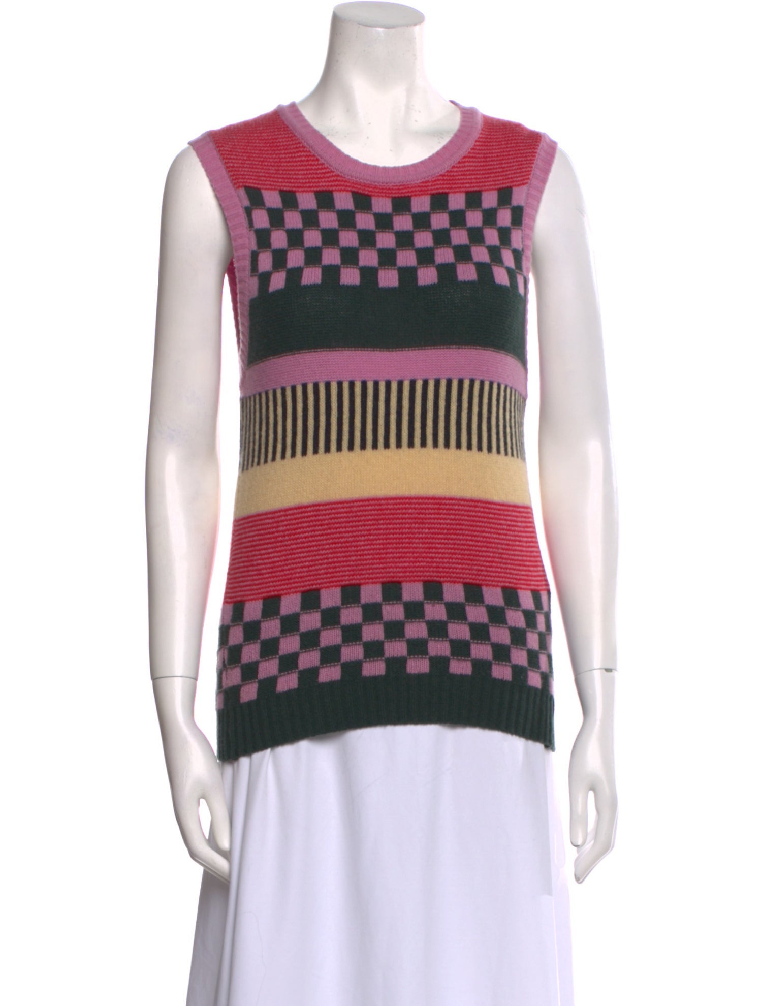 Nue Notes Striped Crew Neck Top