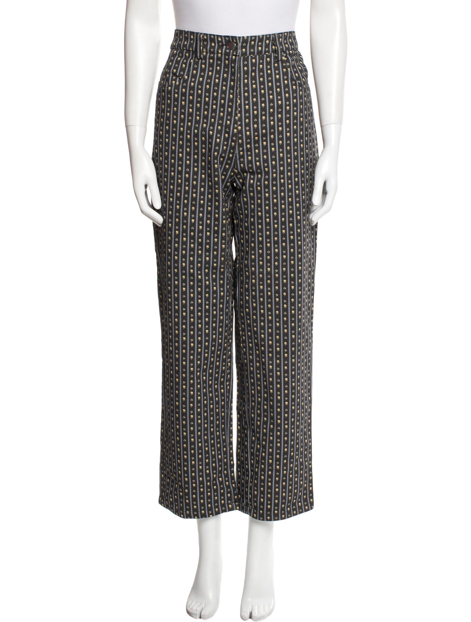 Nue Notes Printed Wide Leg Pants