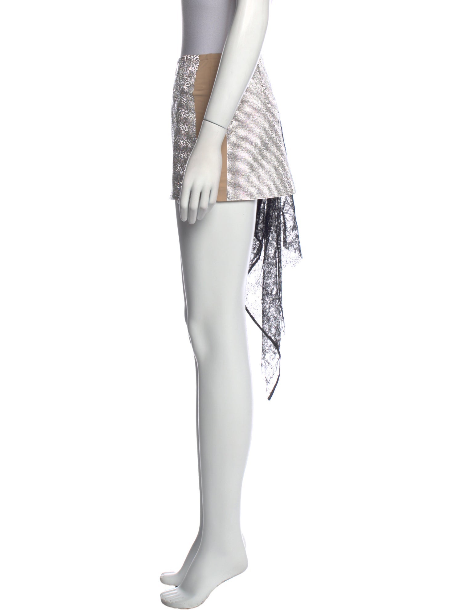 Nue Notes Patterned Mini Skirt w/ Tags