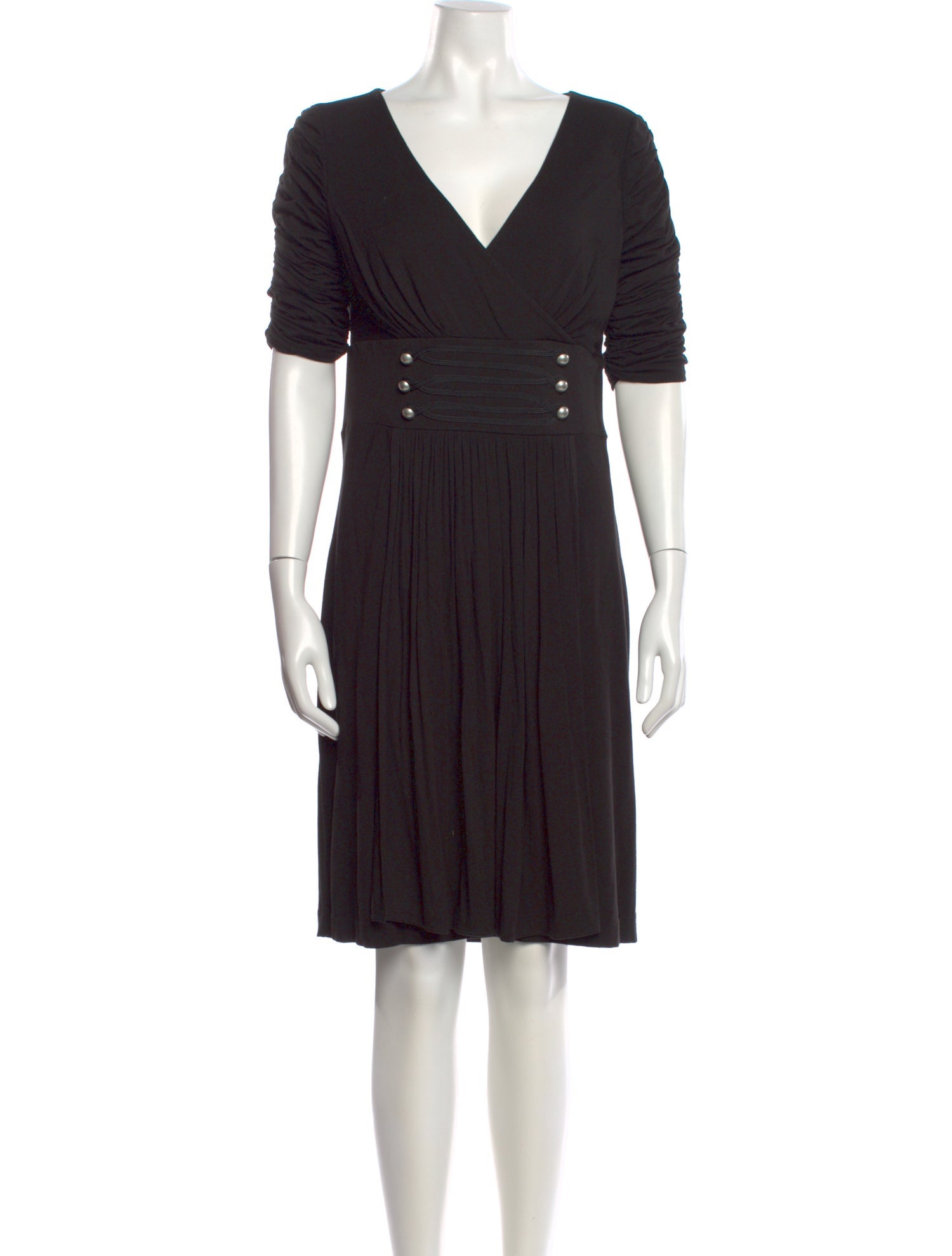 Nue Notes V-Neck Mini Dress