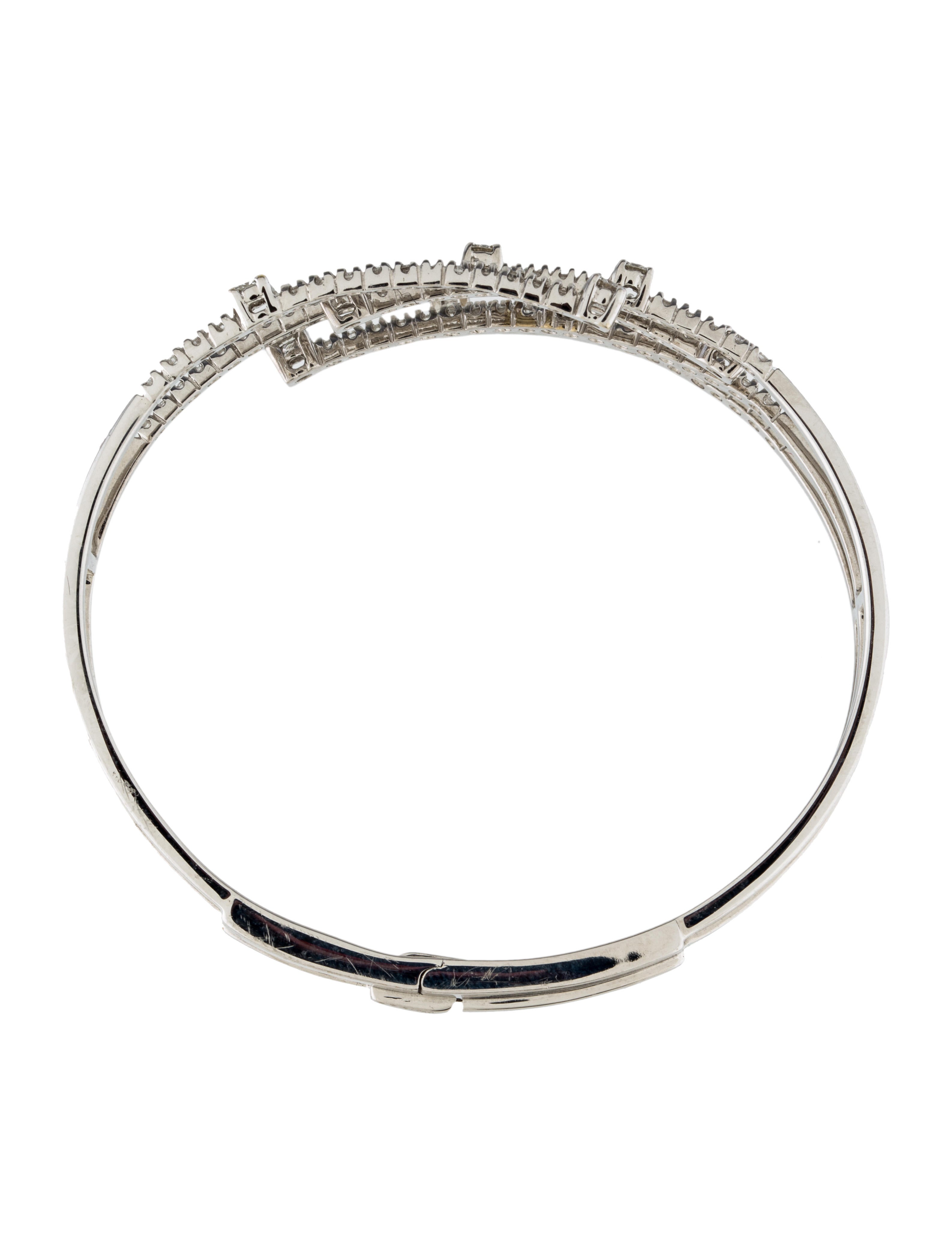 Damiani 18K Diamond Hinge Bracelet Bracelets DIA20261 The RealReal