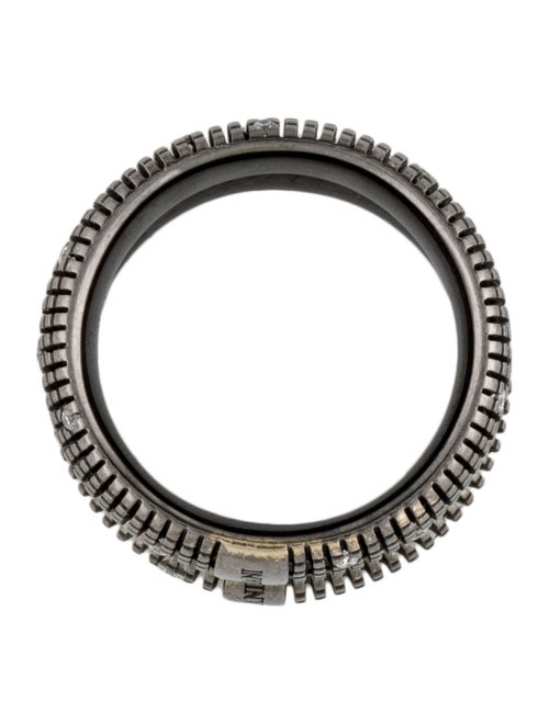 Damiani 18K Diamond Metropolitan Bands, Set of 2