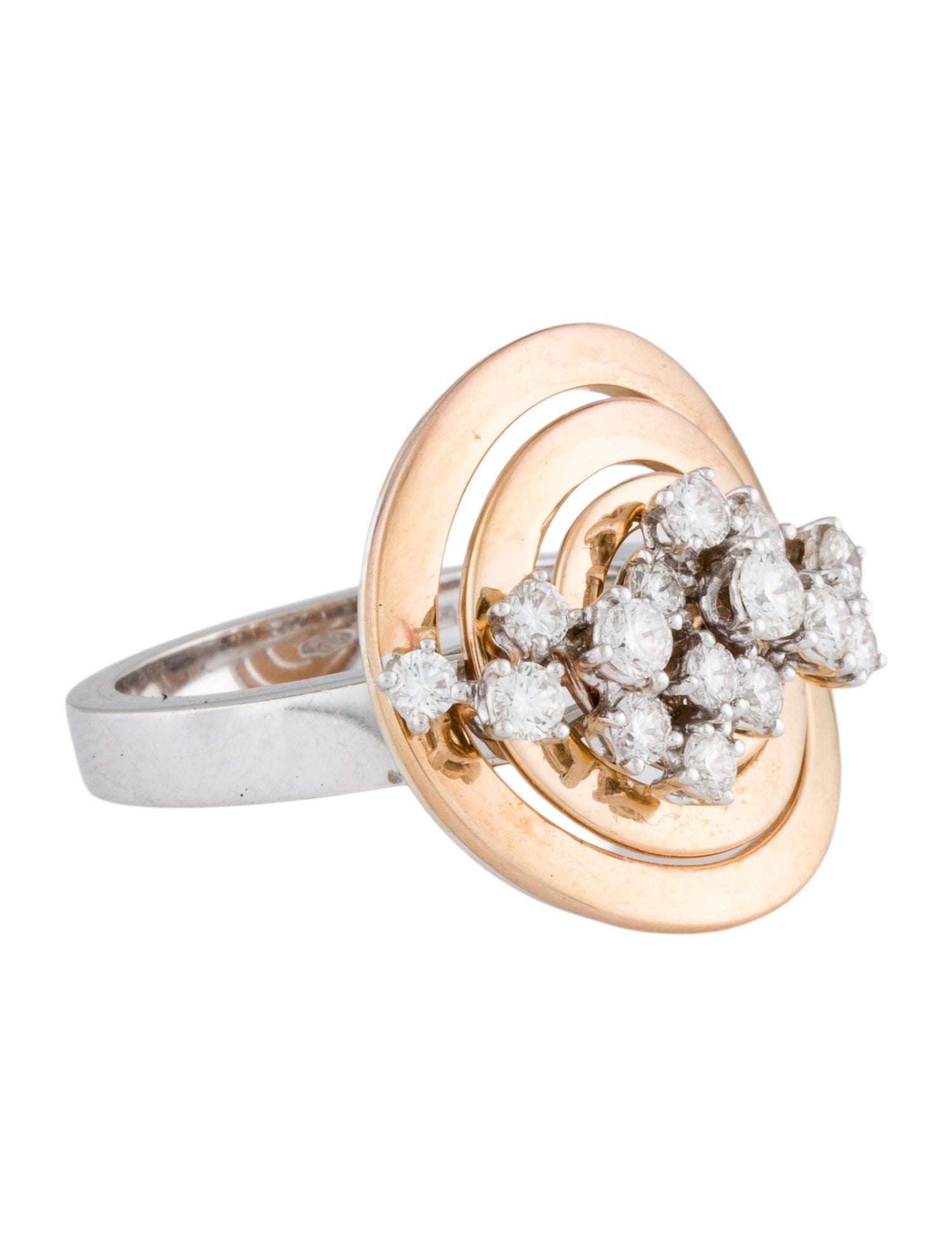 Damiani 18K Diamond Sophia Loren Ring
