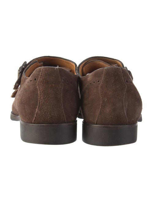 Di Bianco Suede Monk Straps