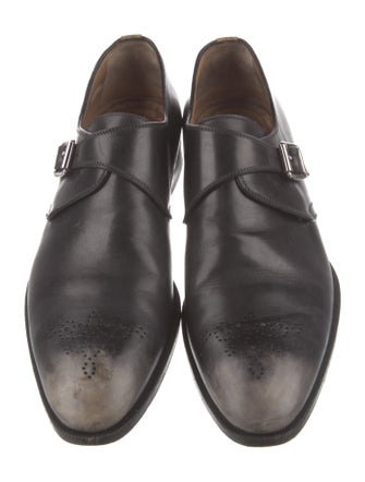 Di Bianco Leather Monk Straps