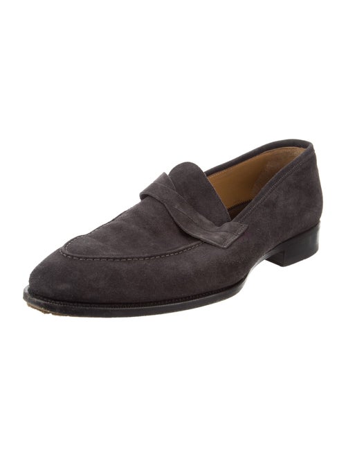 Di Bianco Suede Loafers